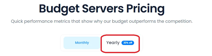 Hostsailor 20% off on annual plan